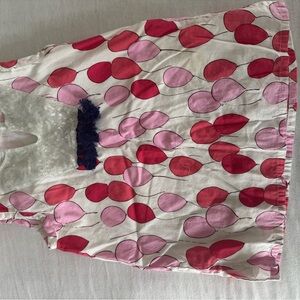 Pink and Red Balloon Print Dress